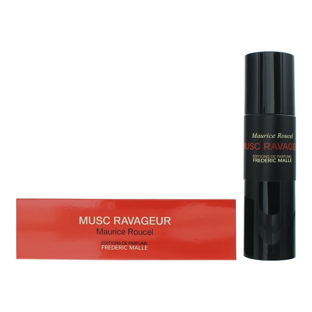 Musc Ravageur is an Amber fragrance for both men and women, which was created by Maurice Roucel and launched in 2000 by Frederic Malle. The fragrance contains top notes of Lavender, Tangerine and Bergamot; with middle notes of Cinnamon and Cloves and base notes notes of Musk, Vanilla, Tonka Bean, Amber, Sandalwood, Guaiac Wood and Cedar. The scent is cosy, warming and ideal for the cooler weather of Fall and Winter.