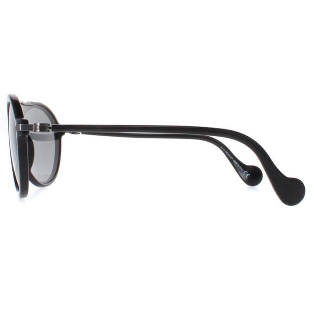 Moncler Round Mens Black Grey Mirror ML0053  Sunglasses boast a sleek and sophisticated design that effortlessly elevates any look. The lightweight acetate frame offers durability and comfort, while the lenses provide optimal clarity and protection against harmful UV rays.