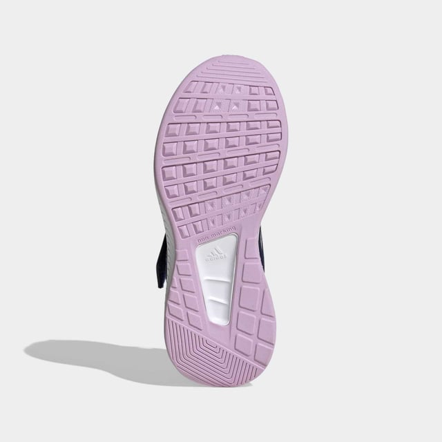 Whether your little mover is bolting out the school door at recess, heading off to softball camp or just playing in the yard, these kids' adidas sneakers deliver durability, support and comfort. A breathable mesh upper keeps their feet cool as all the day's adventures unfold. Made with a series of recycled materials, and at least 50% recycled content, this product represents just one of adidas' solutions to help end plastic waste.  - Regular fit - Elastic laces with hook-and-loop top strap - Mesh upper with supportive no-sew elements - Textile lining - Reinforced eyestay - Sculpted midsole - Rubber outsole - Upper contains a minimum of 50% recycled content  Shipped by adidas