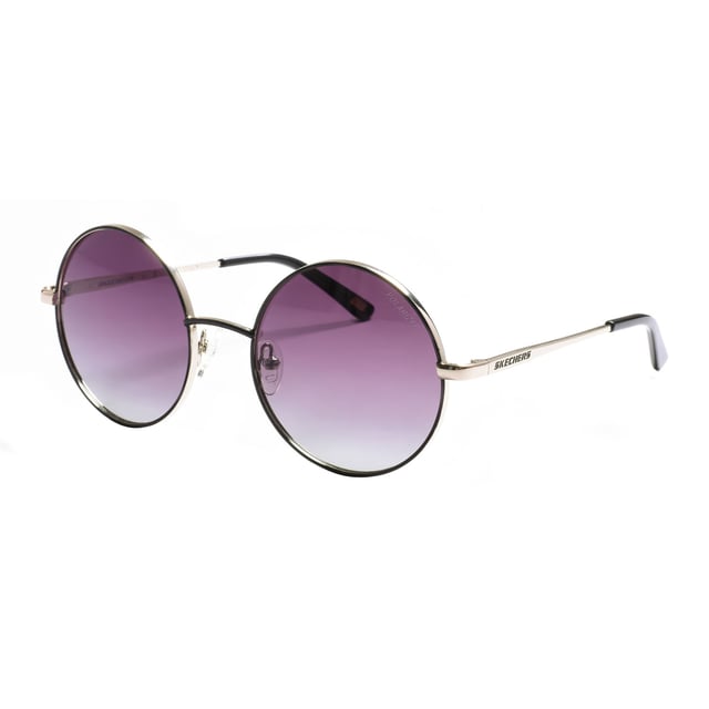 Estas gafas de mujer polarizadas tienen forma redonda.
El material principal utilizado en la fabricación de estas gafas es el metal.
Las patillas de estas gafas están fabricadas en metal, incluye logo de Skechers.
100% Protección UV.
Cristales polarizados.
Incluye los certificados de autenticidad y garantía.
 Medidas: Alto lente: 54 mm. Ancho lente: 55 mm. Puente: 21 mm. Patillas: 140 mm.
 Composición: Metal
 Cuidados:
Utiliza un paño de microfibra suave y limpio para limpiar tus gafas de sol. Este tipo de paño no rayará los lentes.
Evita usar productos de limpieza abrasivos, detergentes, alcohol o acetona, ya que pueden dañar los lentes y los tratamientos antirrefleja