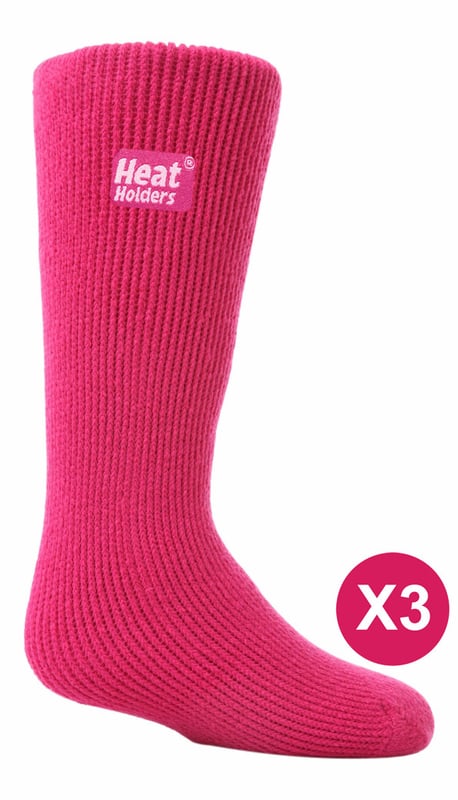 Kids Thermal Socks for Winter 3 Pair Mutlipack Heat Holders