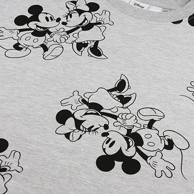 Grey minnie hotsell mouse sweatshirt