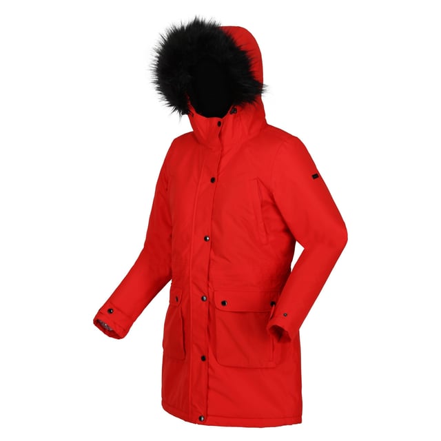 Material: 100% Polyester. Design: Einfarbig. Batteriebetriebenes Heizsystem, Markenlasche, isoliert, Smartphone-Aufladung, verschweißte Nähte. Gewebe-Technologie: Atmungsaktiv, Isotex 5000, Thermo-Guard, Wasserdicht. Manschette: Verstellbar. Ausschnitt: Kapuze. Ärmel-Typ: Langärmelig. Kapuzen-Merkmale: Verstellbar, Kunstpelzbesatz, gefüttert. Taschen: 2 Brusttaschen, 2 untere Taschen. Verschluss: Durchgehender Reißverschluss, Druckknopf. Bitte beachten Sie: Batteriepack nicht im Lieferumfang enthalten.