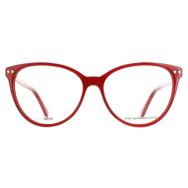 Kate Spade Cat Eye Womens Black Thea  Glasses are a bold cat eye style crafted from lightweight acetate. Kate Spade's emblem features on the slender temples for brand authenticity.