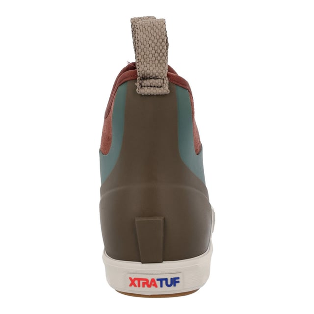 XTRATUF Deck Boots have been crafted specifically for sport and recreational fishermen. These lightweight slip-on-and-go silhouettes feature a non-marking, slip-resistant outsole