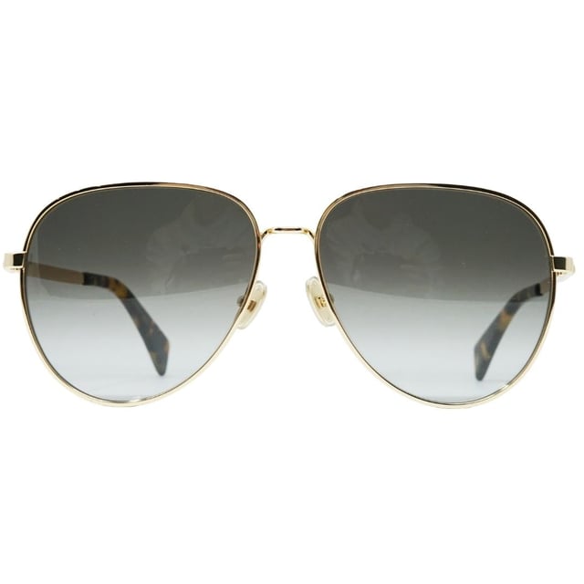 Experience luxury and sophistication with the Lanvin LNV107S 714 Sunglass. Crafted from the finest materials, these sleek sunglasses feature 100% UVA/UVB protection and refined metallic accents. Admire the sophisticated Lanvin style with these timeless sunglasses., Gold Sunglass, Nose Bridge Width = 15mm, Lens Width = 61mm, Arm Length = 140mm, Branded Sunglasses Case and Cleaning Cloth Included, 100% Protection Against UVA &amp; UVB Sunlight and Conform to British Standard EN 1836:2005, Sunglasses, Sunglasses Case, Cleaning Cloth and Care Instructions all Included, Gold Sunglass