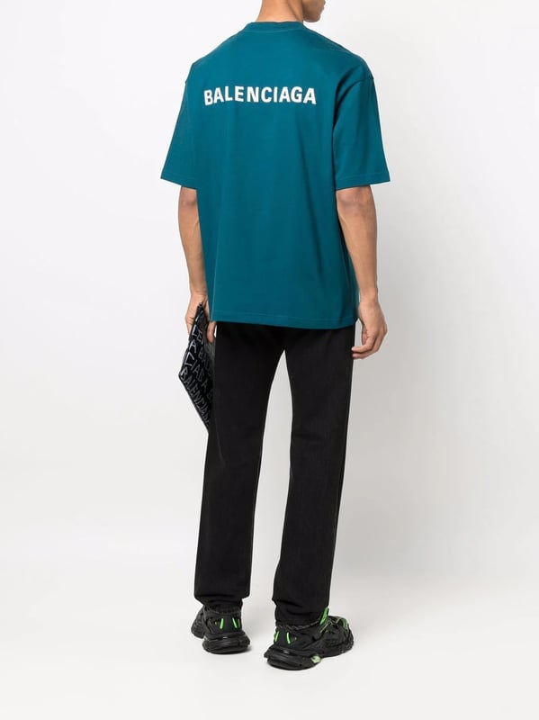 Balenciaga best sale stapled shirt