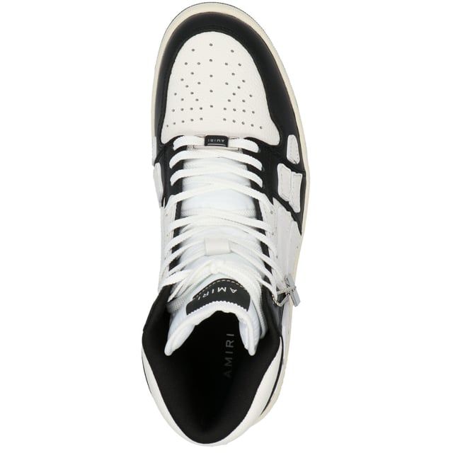 Amiri High Top Trainers, Leather Upper, Amiri Sneakers, Lace Fasten, Rubber Sole, 100% Leather, Black Shoes
