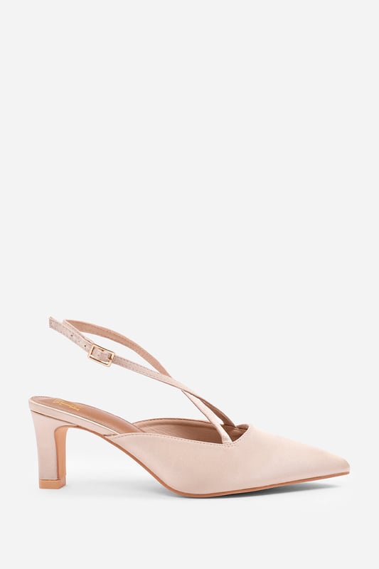 Elevate your style with our Raizel Pointed Toe Low Block Heel With Cross Over Ankle Strap. These heels are the perfect addition to your shoe collection, offering a fashion-forward design combined with comfort.

Key Features:



Pointed Toe: The pointed toe of these heels adds a touch of sophistication and elegance to your look. It creates a sleek and stylish silhouette that can elevate any outfit.

Low Block Heel: The low block heel provides the perfect amount of height without sacrificing comfort. It offers stability and support, allowing you to confidently walk and stand for extended periods.

Crossover Strap: The crossover strap detail adds a trendy and modern element to these heels. It not only enhances the visual appeal but also provides additional support and security, ensuring a comfortable fit.

Durable Construction: These heels are made from high-quality materials that are built to last. The sturdy construction ensures durability and longevity, allowing you to enjoy these stylish heels for years to come.

Specifications:


Design: Pointed toe low block heel with crossover strap
Heel Height: 2.5' (6.3cm) approx
Closure: Buckle

Step up your style game with our Raizel Pointed Toe Low Block Heel With Cross Over Ankle Strap. These heels offer a combination of fashion and comfort, allowing you to showcase your unique style while staying comfortable throughout the day. Add a touch of elegance to any outfit with these versatile and stylish heels.