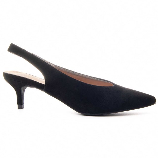 Damen High Heels. Bequemer Sitz. Gepolsterte Innensohle. Rutschfeste Sohle. Verstärkte Nähte. Von anderen Marken für unsere Marke hergestellt. Ungefährer Maße: 3 cm Absatz.