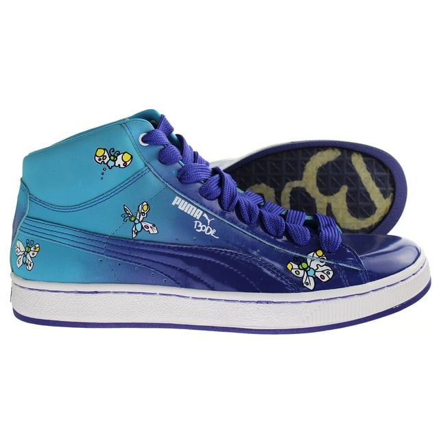 Puma Bode Lizard Lace-Up Blue Synthetic Mens Entrenadores 348772_02