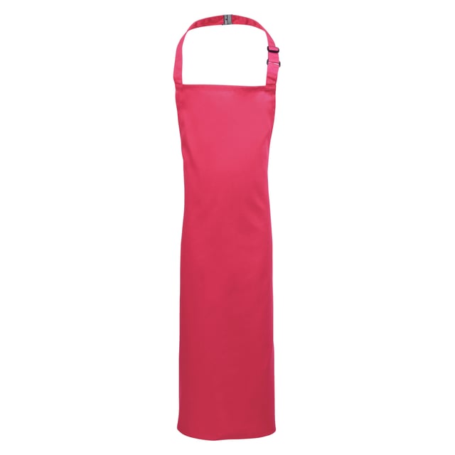 Classic Premier childrens bib apron available in 12 colours. Self fabric neckband. Self fabric ties 50cm long. Width: Infant 43cm, Junior 48cm. Length: Infant 53cm, Junior 63cm. Made from Oeko-Tex® Standard 100 fabric. These aprons have an adjustable nec. Fabric:65% Polyester, 35% Cotton twill Weight: 195gsm. Size - Infants (3-6 years), Junior (7-10 years).