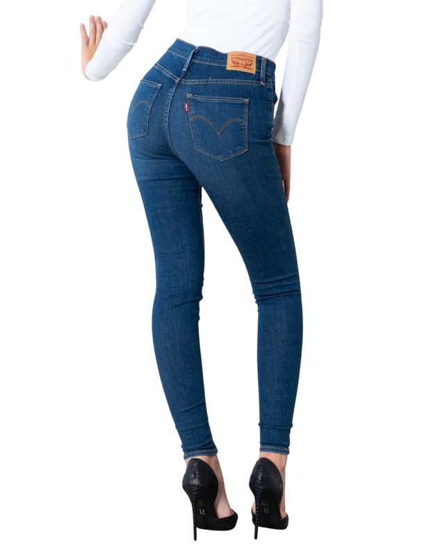 Women's Levis 720 High Rise Super Skinny Jeans in Denim