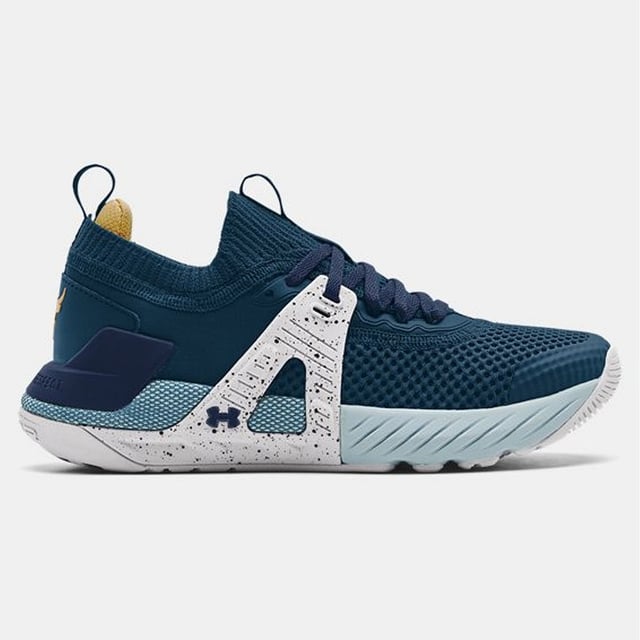 Under Armour UA Project Rock 4 Kids Blue Trainer Under Armour UA Project Rock 4 Kids Blue Trainer