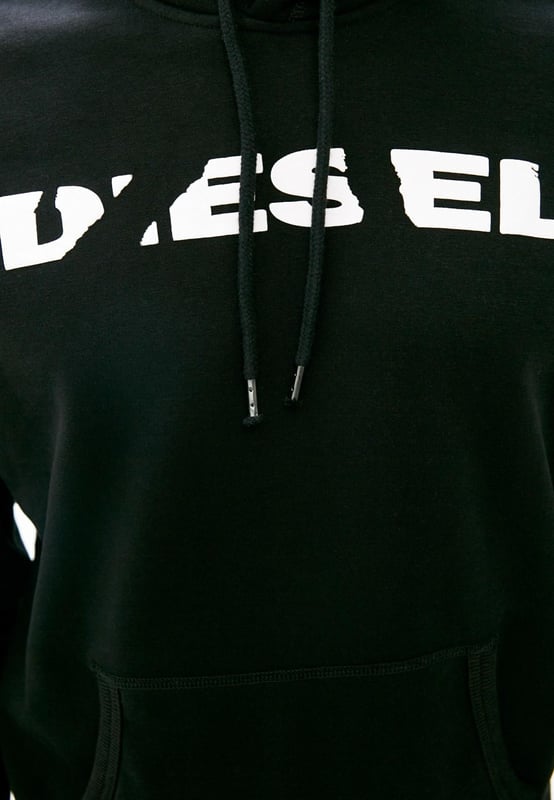 Diesel S Agnes BRO Mens Sweat Hoodie in Black