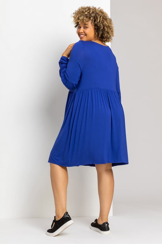 Royal blue shop tunic dress