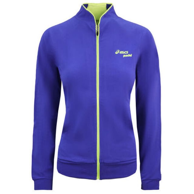 Asics Padel Long Sleeve Zip Up Blue Womens Track Jacket 113428 0876