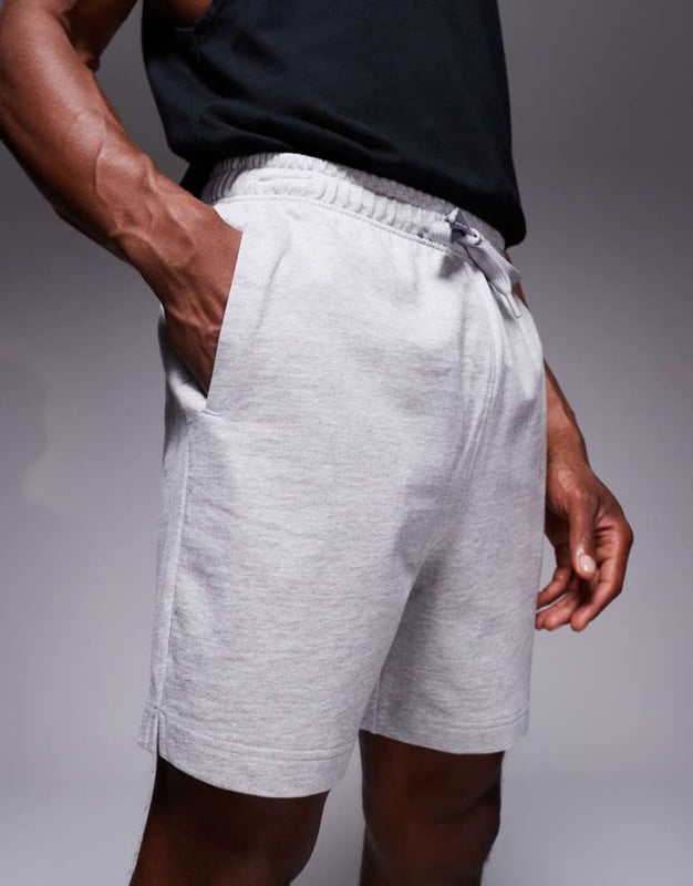 ASOS 4505 Icon 7 inch training sweat shorts with quick dry in grey Shorts by ASOS 4505 Take the short cut Elasticated drawstring waist Side pockets Logo to side Regular fitSold By: Asos