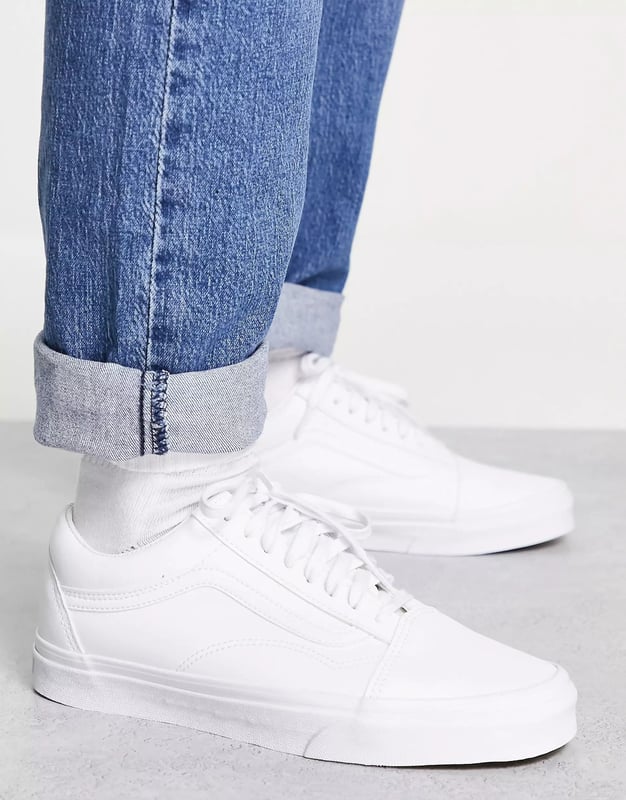 Vans Mens Old Skool Trainers In White