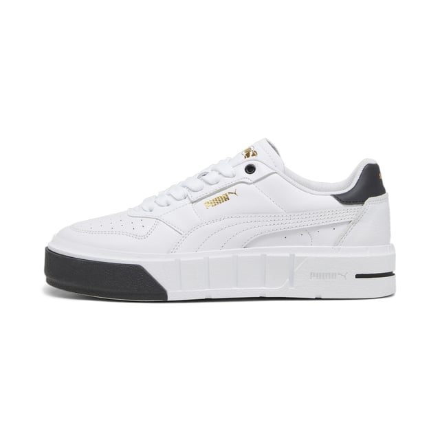 Womens white shop leather puma sneakers