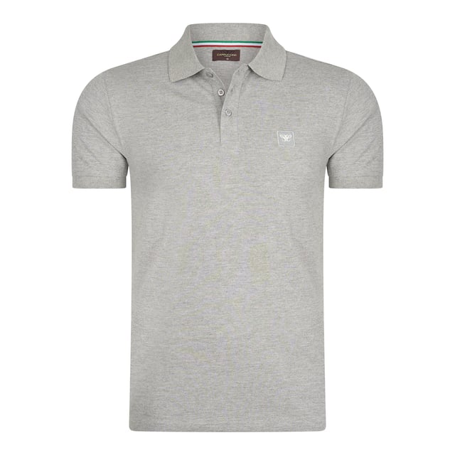 Polo de hombre de la marca Cappuccino Italia. Confeccionados en algodón y poliéster, los polos de Cappuccino Italia tienen un corte regular. El suave algodón proporciona una gran comodidad.  Marca: Cappuccino ItaliaNombre del modelo: Polo Plain PiqueCategoría: polo hombreMateriales: algodón y poliésterColor: gris