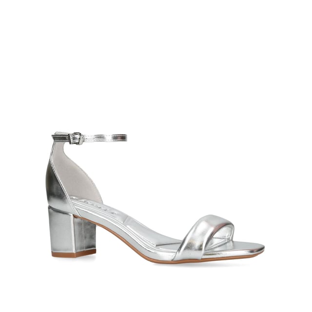 carvela kink sandals silver