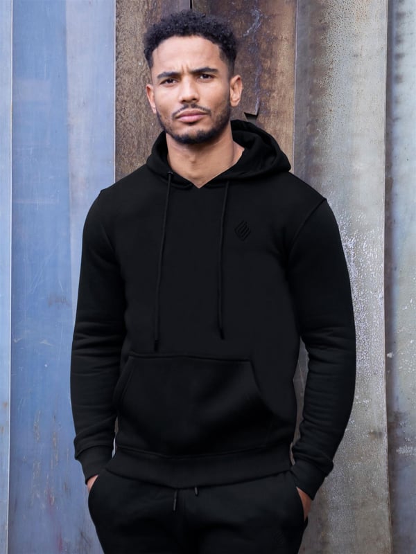 Mens black hoodie designer cheap