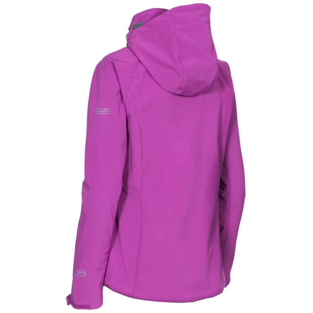 Trespass Women's Bela II Waterproof Softshell Jacket - Mid-Length Rain Coat With Zip Closure (Polyester)