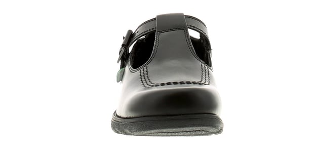 Kickers Womens Shoes Work School Fragma T Buckle Leather Black. Leather Upper. Textile Lining. Tpr Sole. Footwear Formal.