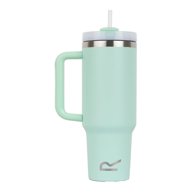 Material: Stainless Steel. Durable. Carry Handle, Double-Walled, Flip Up Straw, Hot Up To 6 Hours, Insulated, Keeps Drinks Cold For 12 Hours, Non-Slip Base, Rubber Base, Screw Top Lid, Spill-Proof Lid. Design: Logo. Capacity: 1.2L.
