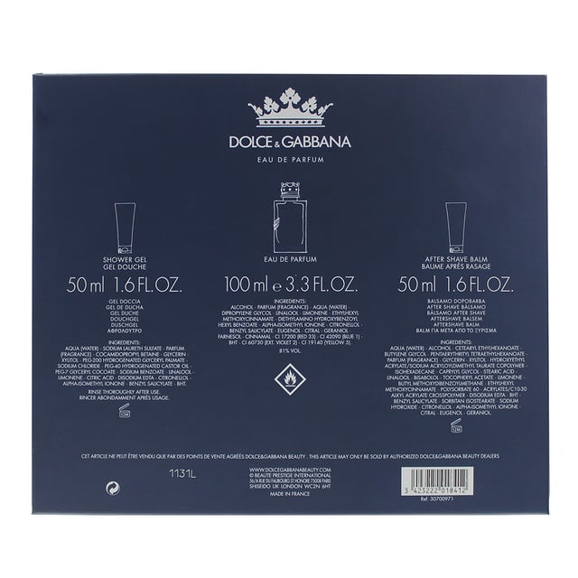 Dolce and gabbana mens shower online gel
