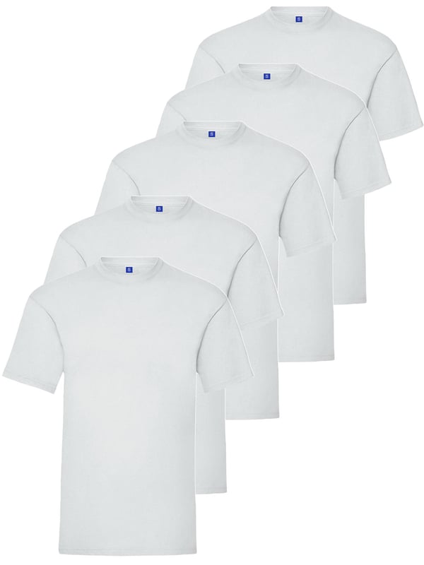 Introducing the Kruze By Enzo Mens Cotton Crew Neck Regular Fit T-Shirt. Crafted with the finest quality cotton for superior comfort and breathability, this shirt boasts a classic crew neck design, offering a versatile look that effortlessly transitions from casual outings to laid-back weekends. The Regular Fit silhouette ensures flattering wear for all body types, making it perfect for any occasion. Pack of 5