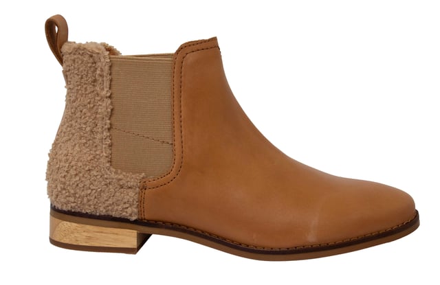 Toms Ella Brown Chelsea Boots Womens