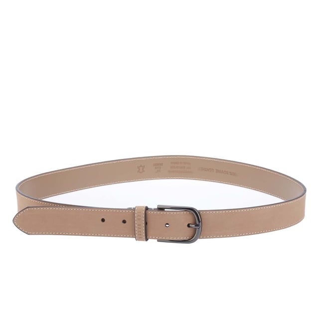 Ted Baker Grisham Leren Riem in bruin.- D-ring gesp.- Afgeronde rand.- 100% Rundleer.- Ref: 268632BROWN.