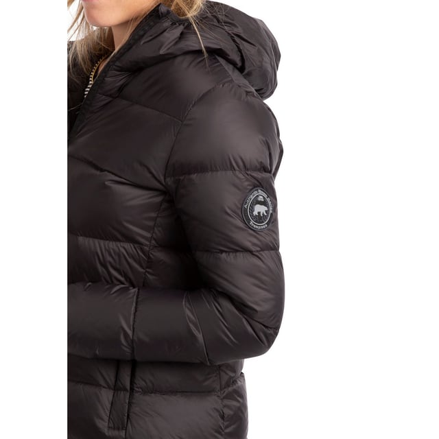 Trespass Womens Ladies Humdrum Packaway Down Jacket Black