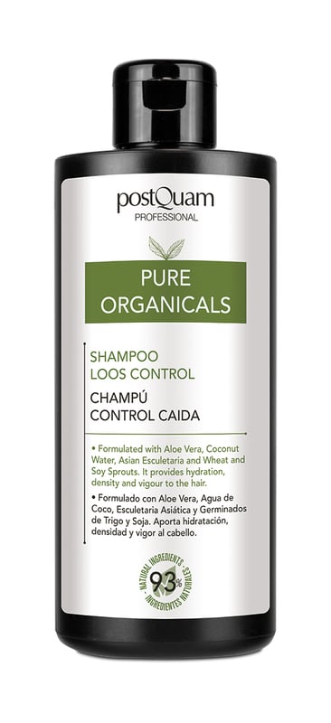 Descripcion:
Champú formulado con una combinación de tres ingredientes vegetales (escutelaria asiática y germinados de trigo y soja) que aportan densidad y vigor al cabello. Su fórmula testada bajo control dermatológico incluye betaina y extracto de Aloe Vera orgánico que aumentan la hidratación del cuero cabelludo. Además incorpora agua de coco rica en azúcares, electrolitos y lípidos que mejora la condición capilar. Limpia el cuero cabelludo de impurezas y residuos, mientras que aporta cuerpo y fortaleza al cabello.
Modo de Empleo
Dosificar sobre las manos  y repartir uniformemente sobre el cabello húmedo. Emulsionar, masajeando el cuero cabelludo. Aclarar con abundante agua y repetir el proceso. Tras su utilización puede aplicarse la mascarilla Organicals para cuero cabelludo sensible. Puede usarse a diario.
Ingredientes
AQUA (WATER), DISODIUM LAURETH SULFOSUCCINATE, SODIUM LAURYL SULFOACETATE, LAURYL GLUCOSIDE, ALOE BARBADENSIS LEAF JUICE, SODIUM CHLORIDE, COCAMIDOPROPYL BETAINE, BETAINE, BENZOIC ACID, GLYCERIN, COCOS NUCIFERA WATER, DEHYDROACETIC ACID, PROPANEDIOL, CITRIC ACID, ARGININE, LACTIC ACID, GLYCINE SOJA GERM EXTRACT, TRITICUM VULGARE GERM EXTRACT, TAPIOCA STARCH, GLUCONOLACTONE, SCUTELLARIA BAICALENSIS ROOT EXTRACT, TOCOPHEROL, GLYCOL, CALCIUM GLUCONATE, POTASSIUM SORBATE, SODIUM BENZOATE, BENZYL ALCOHOL, LIMONENE, GERANIOL, LINALOOL, PARFUM (FRAGRANCE).