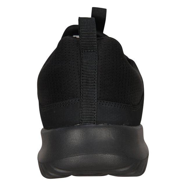 Lining: Mesh. Insole: EVA. Outsole: EVA. 3 Eyelets. Fabric Technology: Breathable, Lightweight. Pull Tab. Flat Heel. Cut: Low Cut. Design: Logo, Perforated. Toe Style: Round. Fastening: Bungee Lacing. Sole Features: Shock Absorbing.