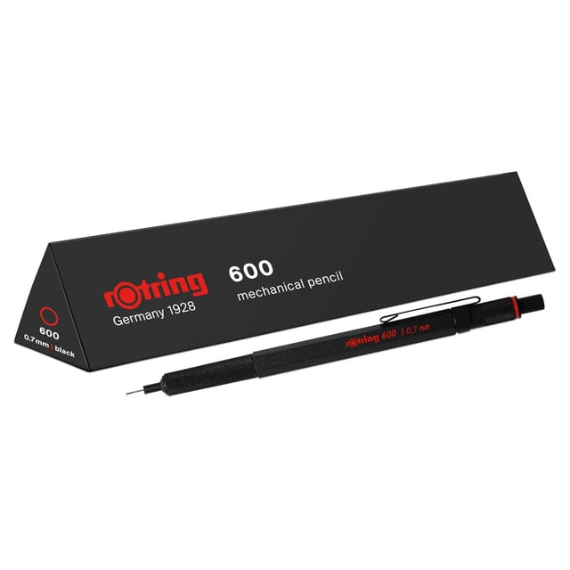 Rotring 600 Mechanical Pencil Black Barrel 0.7mm For School