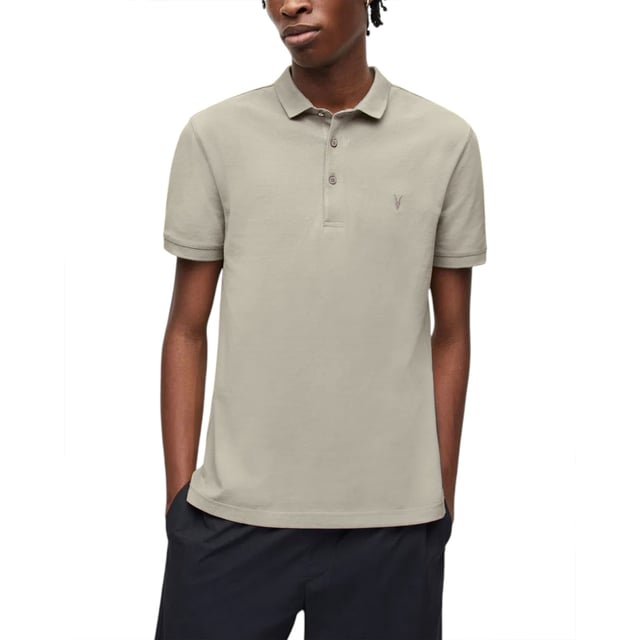 All Saints Men’s Pique SS Polo Shirts
Style Name: Reform
Style Code: M075PB
100% Cotton
Made In India
Slim Fit
3 Button Placket
Ramskull Logo to the Chest
Knitted Rib Collar And Cuffs
Short Sleeve
Casual Wear, Comfort Fabrics
Soft And Breathable
Machine Washable