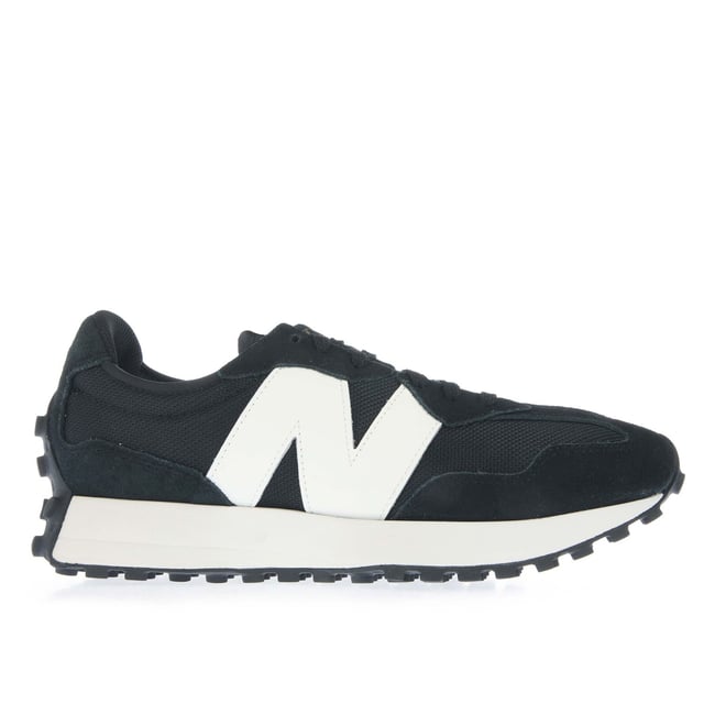 Men's New Balance 327 Trainers in Black-White