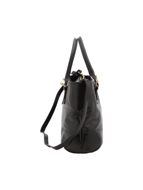 Bolso bandolera para mujer. El cierre es con cremallera. Hay dos bolsillos internos con cremalleras. Los bolsillos externos están ausentes. La bandolera es extraíble en piel. El mango es de piel. Hay dos compartimentos internos. El material exterior es auténtica piel de vacuno. Internamente está forrado en algodón. Medidas: 28x43x16 cm. Hecho en Italia