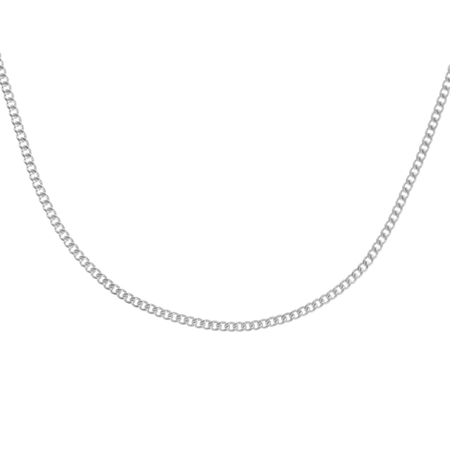 9K (375) White Gold: 2.6gr; # Dimension: 46cm x 0.13cm