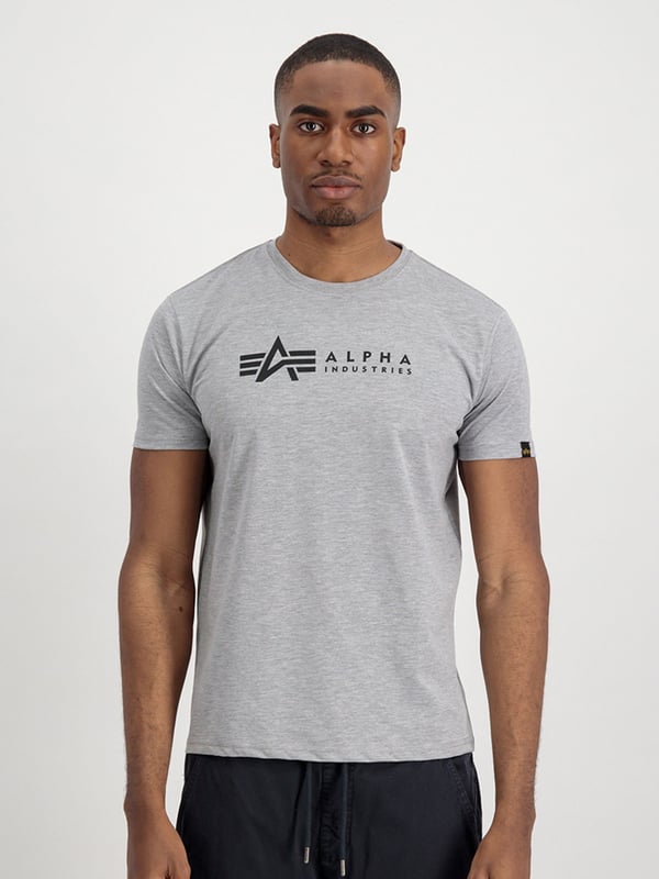Alpha Industries Men's Alpha Label T 2 Pack in Multicolour
