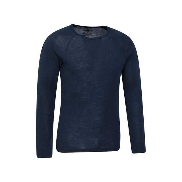 80% Merino Wool, 20% Polyester. Design: Plain. Sleeve-Type: Long-Sleeved. Neckline: Round Neck. Fabric Technology: Anti-Odour, Antibacterial, Breathable, Isotherm, Lightweight, Moisture Wicking, Quick Dry.