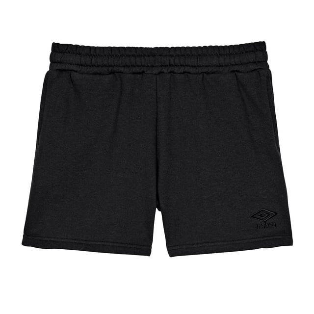 Umbro Womens Ladies Core Sweat Shorts Black