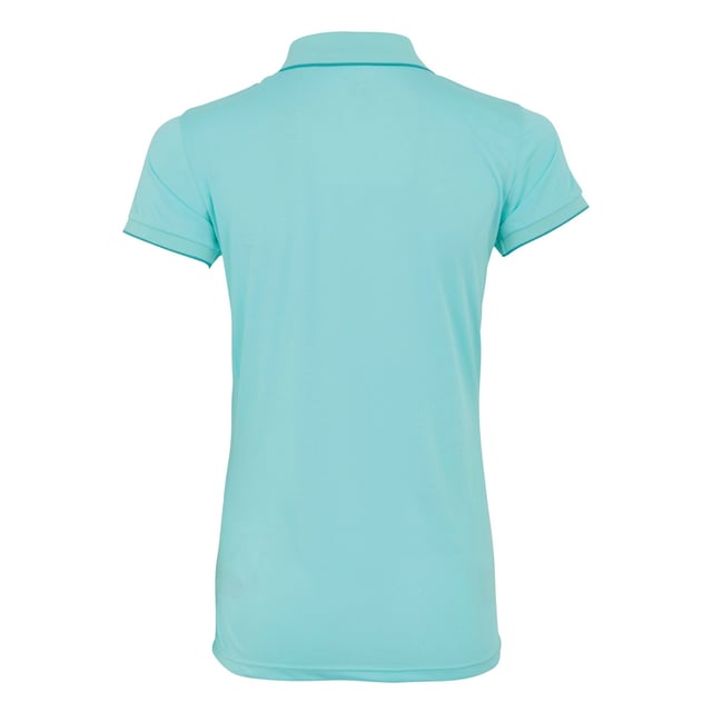 100% Polyester. Fabric: Jersey, Soft Touch. Design: Logo, Marl. Fastening: Button. Neckline: Collared, Ribbed. Cuff: Ribbed. Sleeve-Type: Short-Sleeved. Moisture Wicking, Quick Dry, Soft Touch. Length: Regular. Fit: Regular. 133gsm. 8 UK: 32 in. 10 UK: 34 in. 12 UK: 36 in. 14 UK: 38 in. 20 UK: 45 in. 22 UK: 48 in. 24 UK: 50 in. 26 UK: 52 in. 18 UK: 43 in. 16 UK: 40 in.