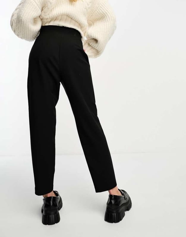 Trousers & Leggings by ASOS DESIGN Make your jeans jealous High rise Pleat details Regular, tapered fitSold By: Asos