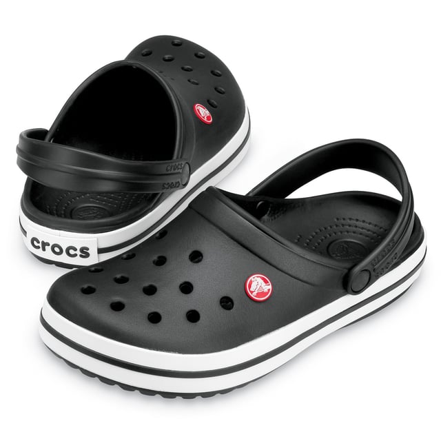 Vintage style and classic Crocs comfort. Our lightweight Crocband clog is built with signature Croslite material for a form-to-foot fit and heel straps that swing back for a snug fit and forward or wear as a clog.