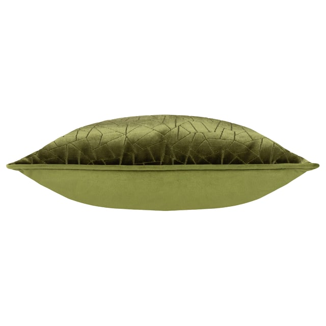 Enjoy affordable luxury in the shape of this opulent Malan cushion. The subtly cut velvet creates a crackled glass effect to add intrigue to this clever design. The reverse is made from soft plain velvet, surrounded by a complimenting piped trim and hidden zip. A fabulous addition to your home furnishings which helps make it look completely effortless. Available in a range of earthy tones to add a sophisticated injection of colour to any decor.