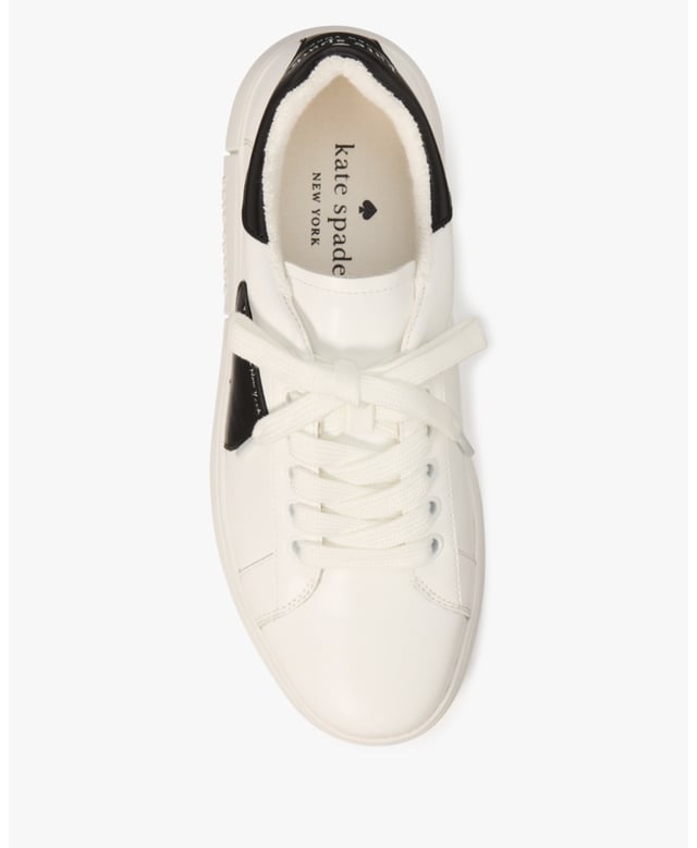 Charli Smooth Leather Sneaker, Round Toe